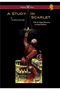 Study in Scarlet (Wisehouse Classics Edition - With Original Illustrations by George Hutchinson)