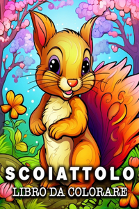 Scoiattolo Libro da Colorare