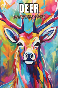 Deer Coloring Book