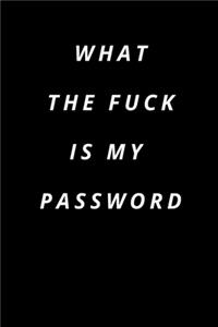 what the fuck is my password