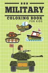Military Coloring Book For Kids