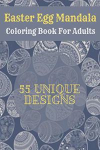 Easter Egg Mandala Coloring Book For Adults