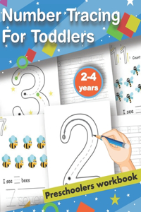 Number Tracing For Toddlers 2-4 years