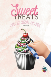 Sweet treats coloring book for kids