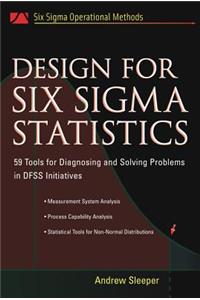 Design for Six Sigma Statistics