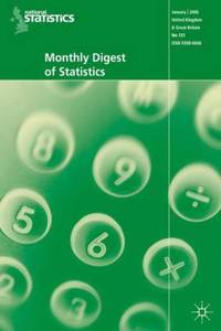 Monthly Digest of Statistics Vol 745, January 2008