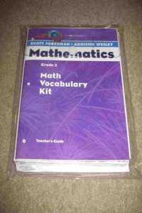 Scott Foresman Addison Wesley Math 2004 Vocabulary Kit Grade 3