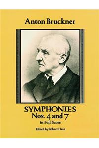 Symphonies Nos. 4 and 7 in Full Score