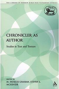 Chronicler as Author