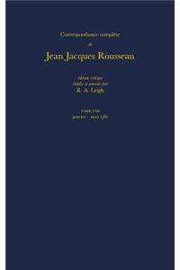 Correspondance complète de Rousseau (Complete Correspondence of Rousseau) 8