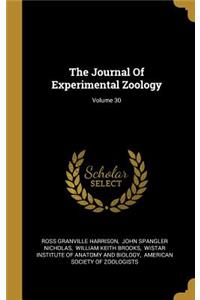 The Journal Of Experimental Zoology; Volume 30