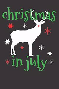 Christmas In July Hunter Notebook