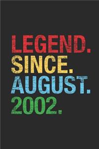 Legend Since August 2002