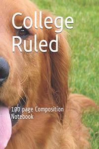 College Ruled