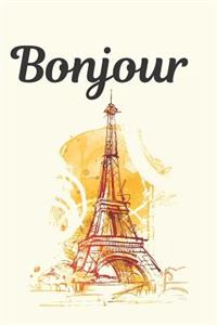 Bonjour Planner Notebook Journal