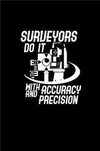 Surveyors Do it with accuracy and Precision