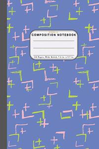 Wide Ruled Composition Notebook Doodle