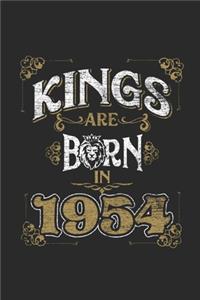 Kings Are Born In 1954: Dotted Bullet Journal (6 X 9 -120 Pages) for Birthday Gift Idea for Women and Men