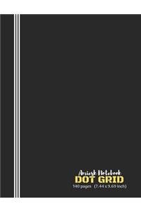 Amiesk Notebook - Dot Grid Notebook - 140 pages (7.44 x 9.69 inch)