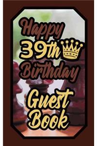 Happy 39th Birthday Guest Book