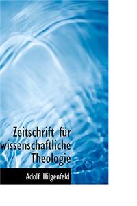 Zeitschrift F R Wissenschaftliche Theologie