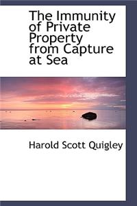 The Immunity of Private Property from Capture at Sea