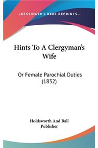 Hints to a Clergyman's Wife