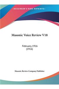Masonic Voice Review V18