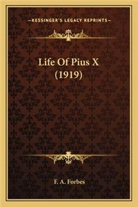 Life of Pius X (1919)