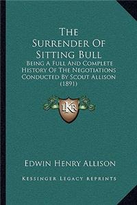 Surrender Of Sitting Bull