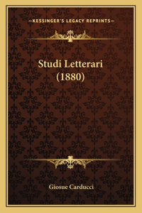 Studi Letterari (1880)