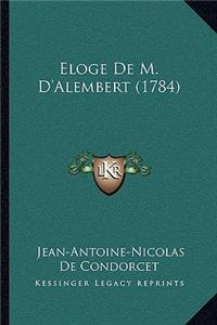 Eloge de M. D'Alembert (1784)