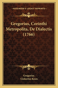 Gregorius, Corinthi Metropolita, De Dialectis (1766)