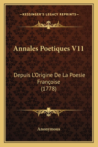 Annales Poetiques V11