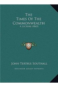 The Times Of The Commonwealth