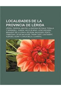 Localidades de La Provincia de Lerida
