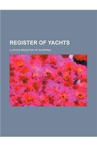 Register of Yachts