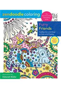 Zendoodle Coloring: Furry Friends