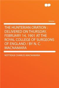 The Hunterian Oration
