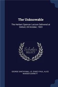 The Unknowable