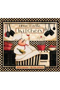 Home Is in the Kitchen 2019 Deluxe Wall Calendar