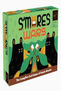 S'Mores Wars: The Campfire Card Game of Snack Attacks (Competitive Card-Drafting Marshmallow Game for the Whole Family, Fast and Fun Food-Themed Card Game)