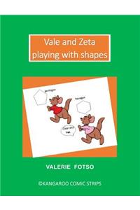 Vale and Zeta Playing with Shapes