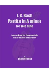 J.S. Bach Partita in A minor for Solo Flute