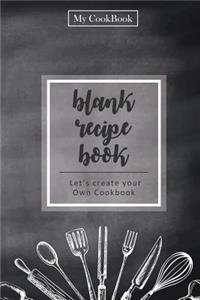 Blank Recipe Book