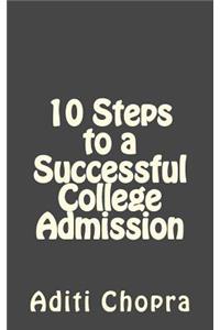 10 Steps to a Successful College Admission