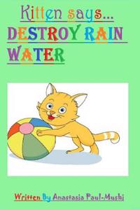 Kitten Says ... Destroy Rain Water