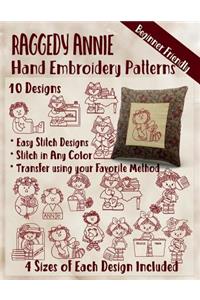 Raggedy Annie Hand Embroidery Patterns