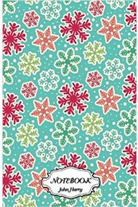 Notebook Journal Dot-grid,graph,lined,blank No Lined - Ice Crystals Design: Small Pocket Notebook / Journal / Diary: 5