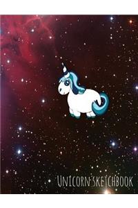 Unicorn Sketchbook - Starwars Unicorn Space Trip